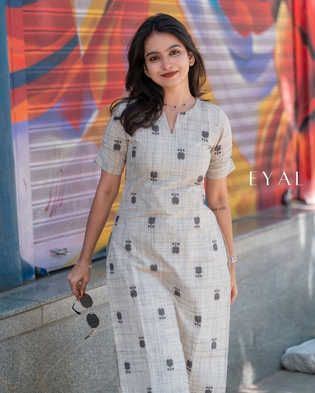 Premium Linen Cotton Printed Kurti & Pant Set